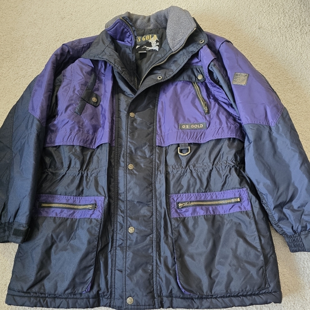 Vintage 90s GS Gold Ski Jacket – Men’s Large / Unisex Fit